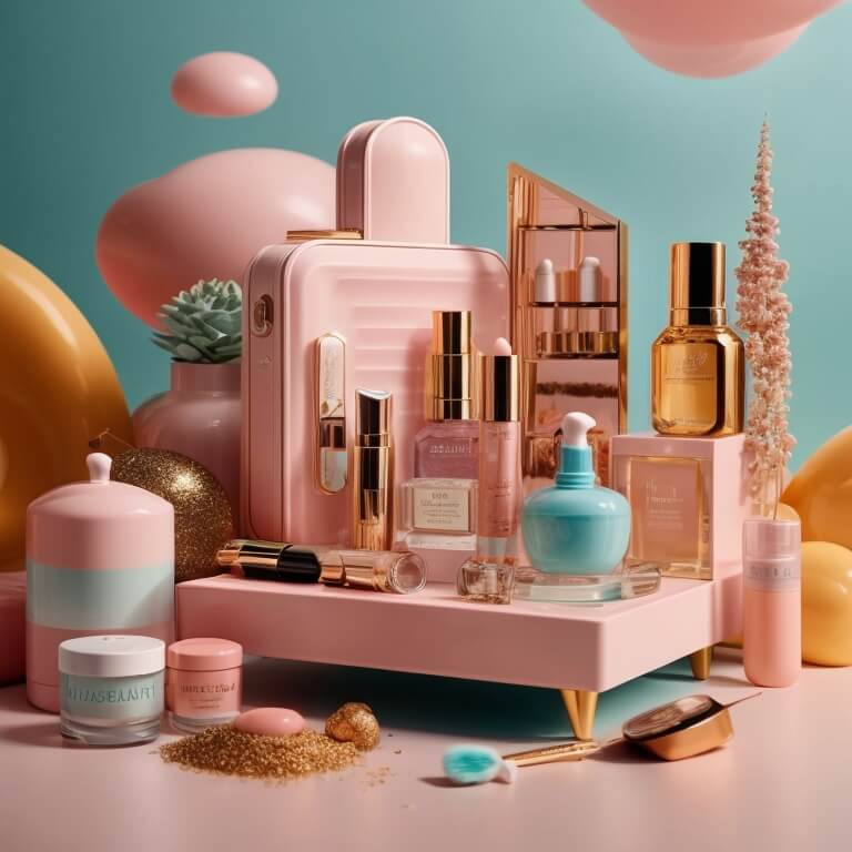 תצוגת מוצרי טיפוח