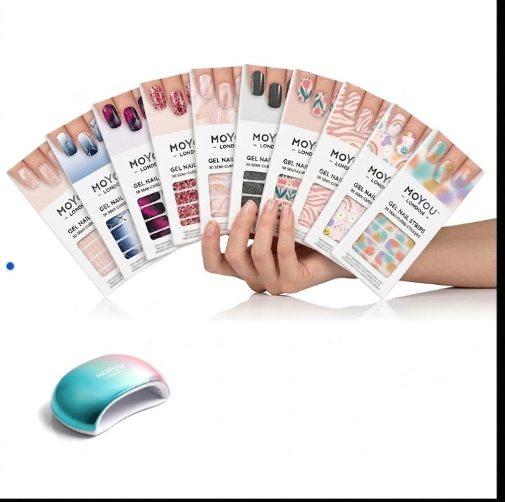 MOYOU PRO KIT — עשרה עיצובים + מנורת ייבוש