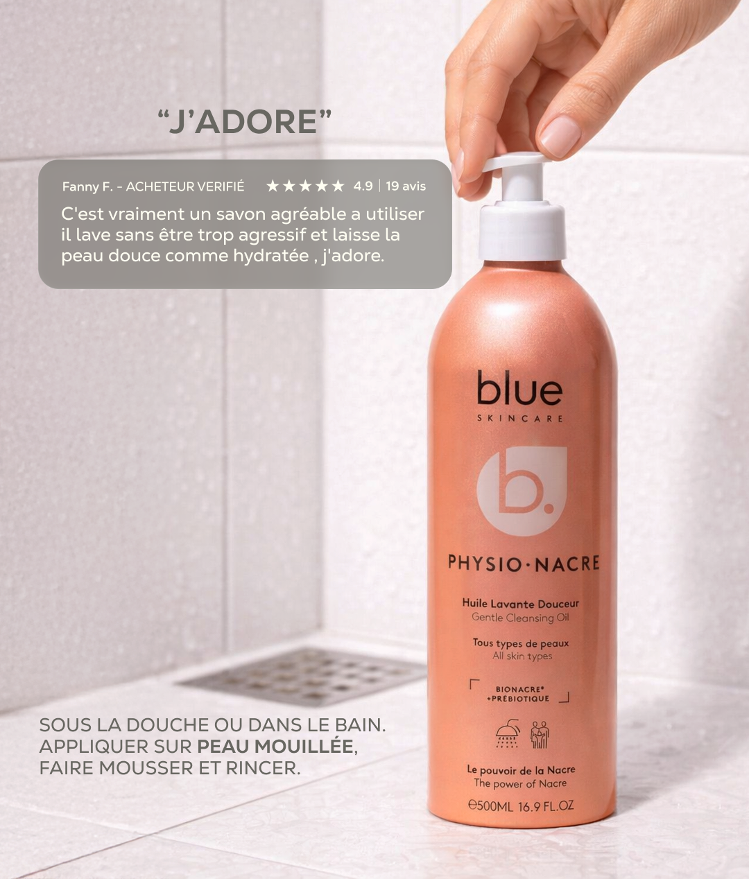 שמן ניקוי עדין של Blue Skincare | Fine Rituals