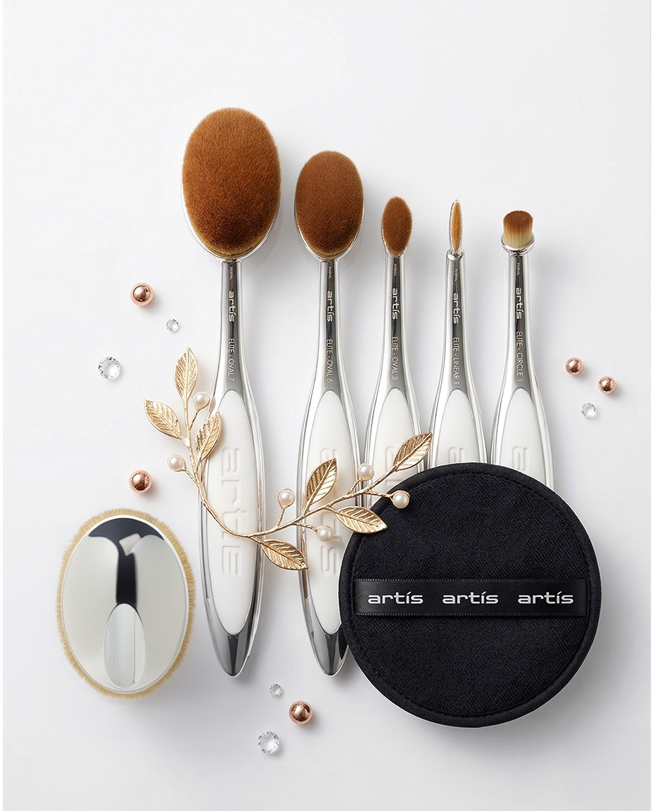 Artis Elite 7 Collection: Set of 7 ergonomic brushes for professional makeup