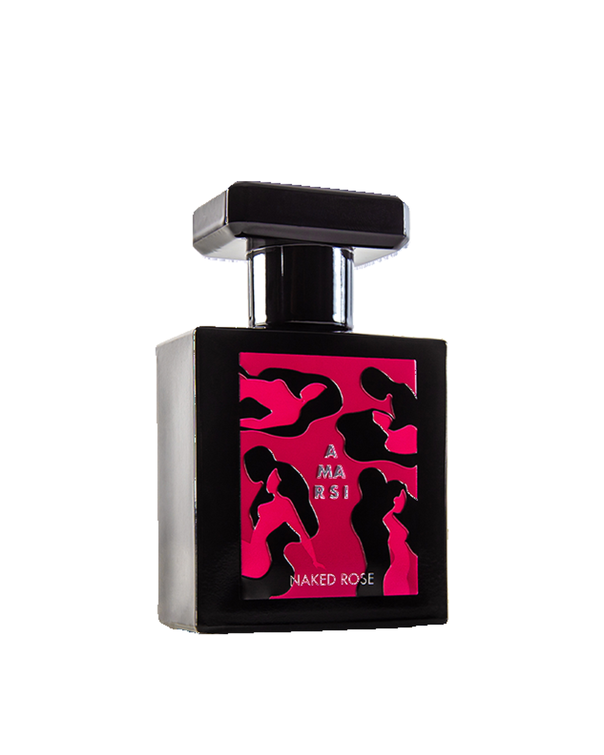 בושם יוניסקס AMARSI Naked Rose על רקע לבן