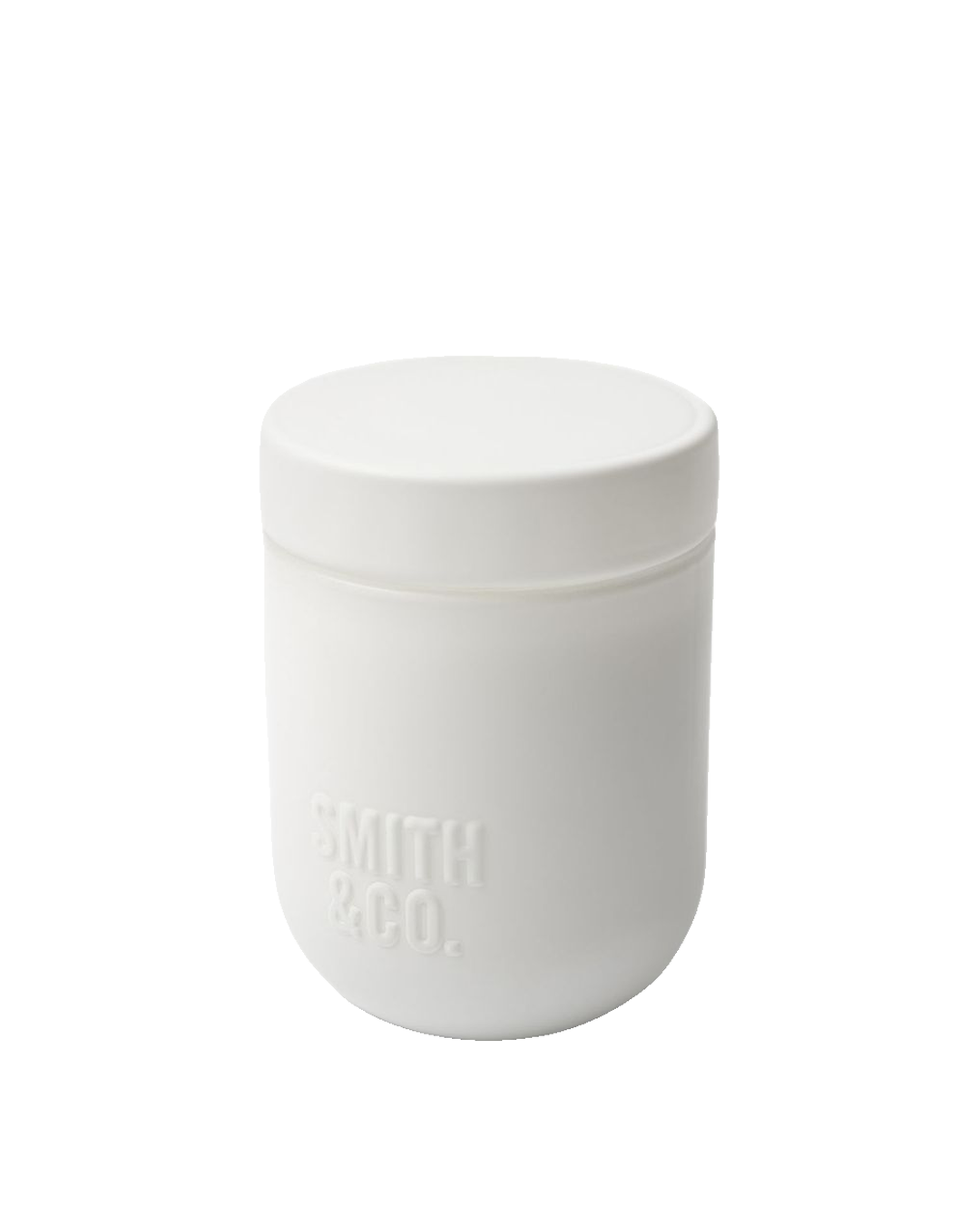 Smith & Co. Tonka & White Musk candle with lid