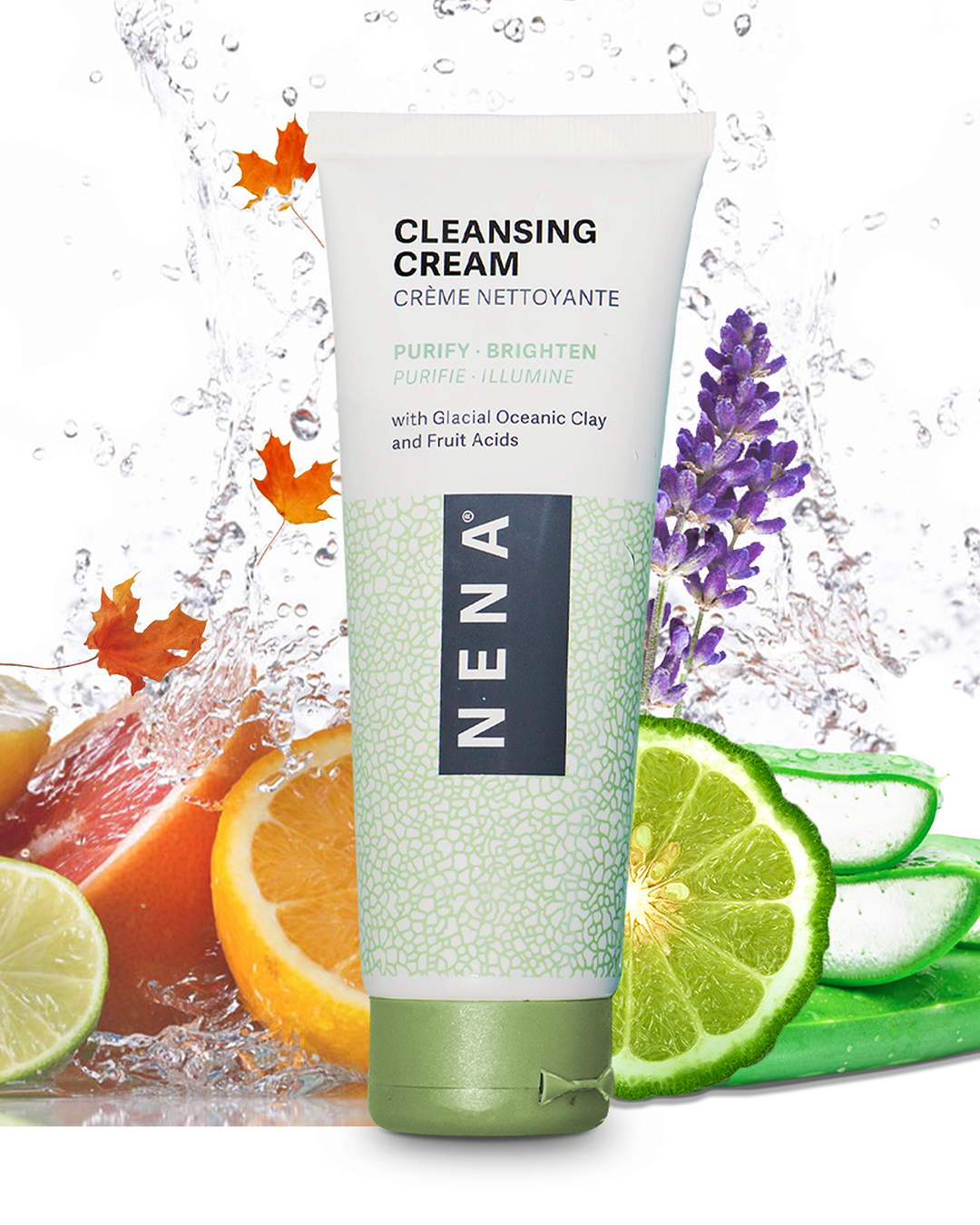 קרם הבהרה לפנים ננא עם חומצות פרי לניקוי והארה