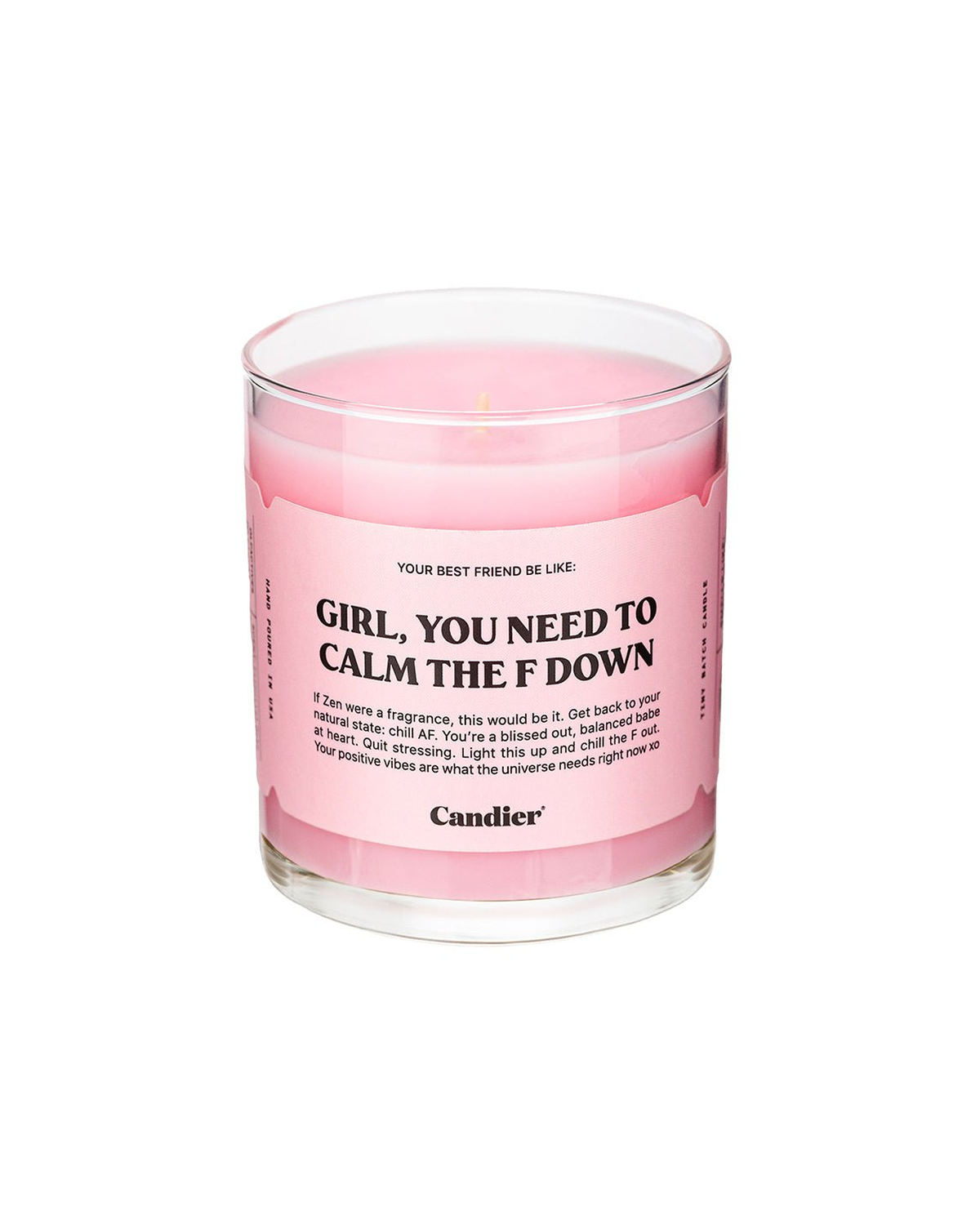 Candle - GIRL CALM THE F DOWN
