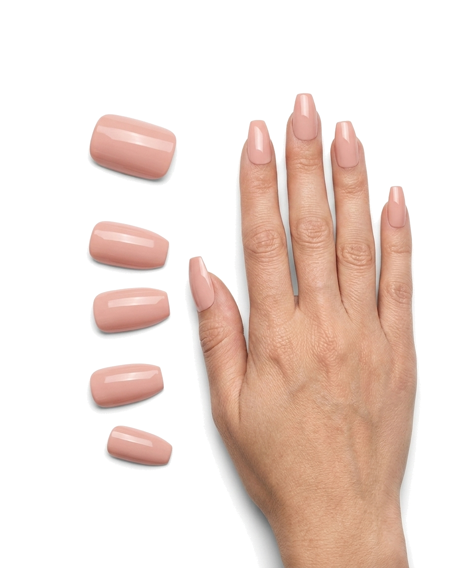 imPRESS Sumptuous press-on nails worn on hand with loose nails