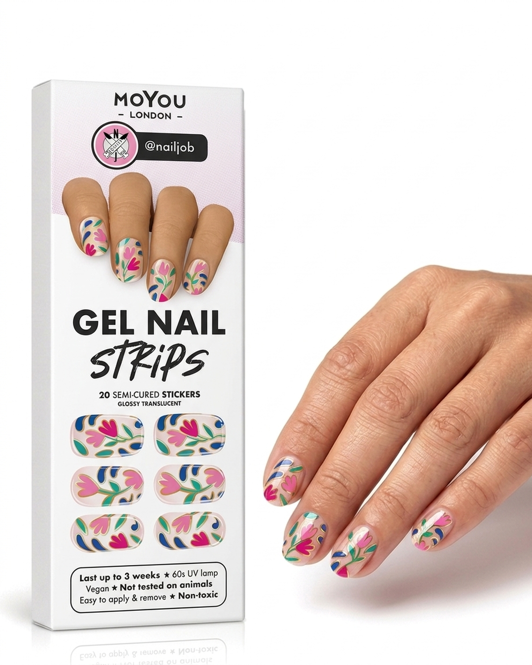 MoYou London — Nail Job 01 gel nail strips
