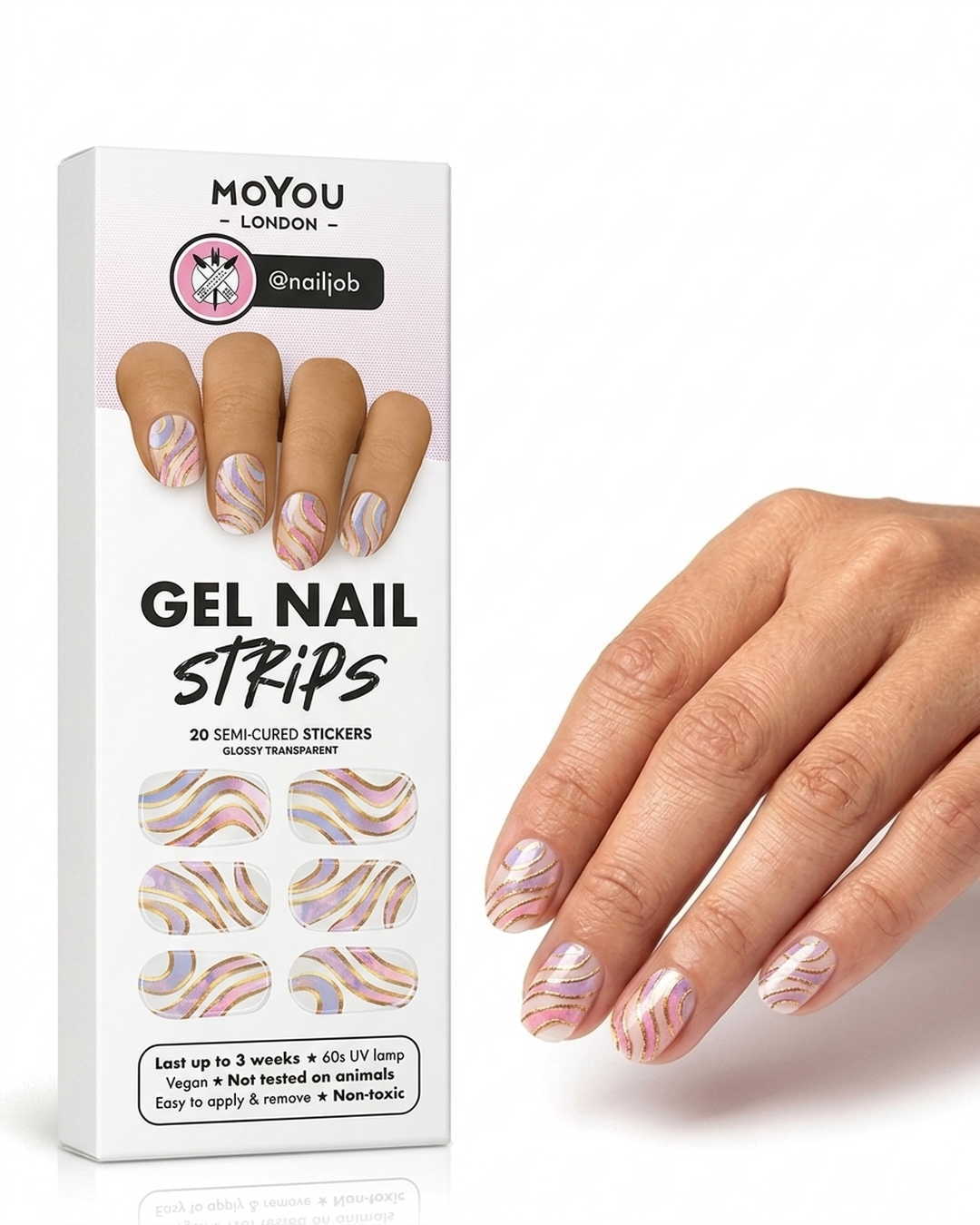 MoYou London — Nail Job 03 gel nail strips