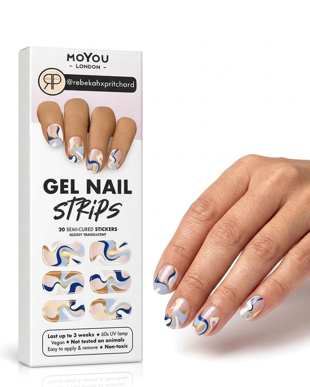 MoYou London — RebekahxPritchard 02 gel nail strips