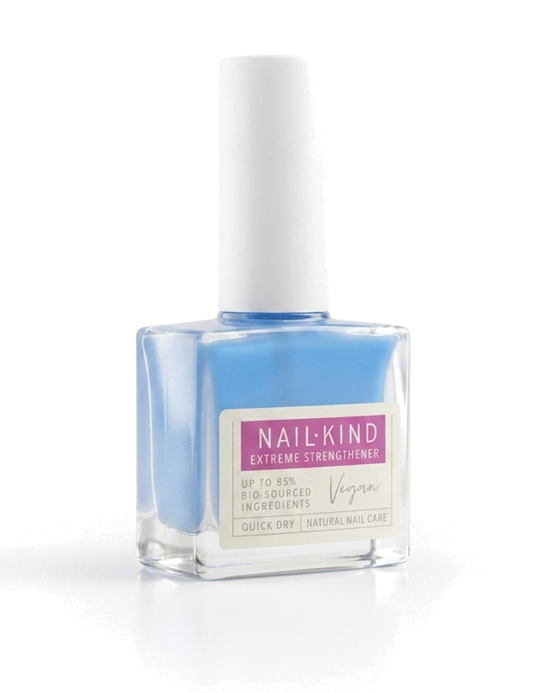 NailKind Hard To Resist מחזק ציפורניים — בקבוק על רקע לבן