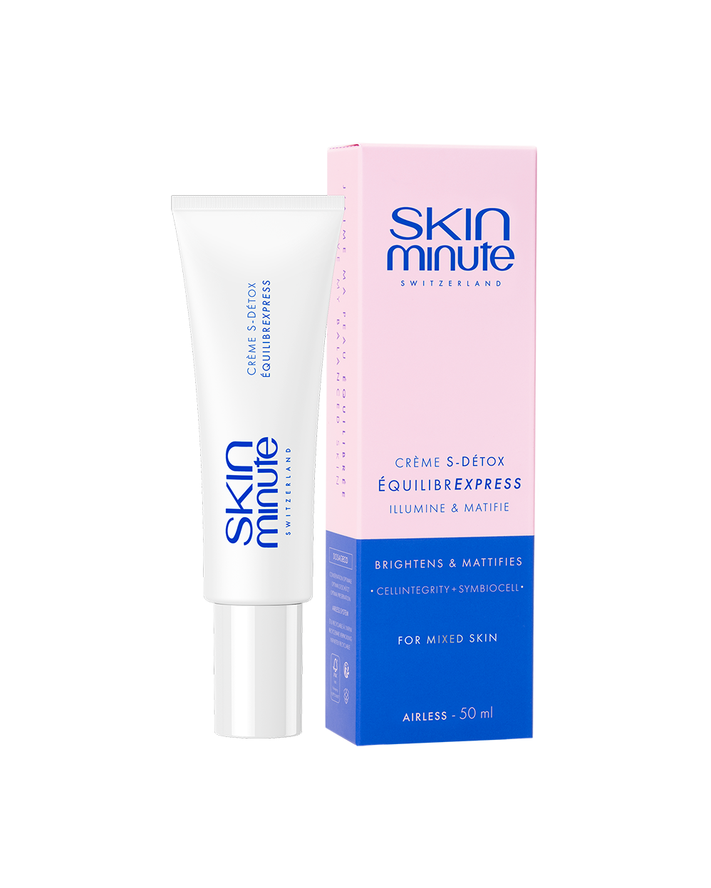 קרם לעור מעורב – מאזן ברק ויובש - S-DETOX Skin Minute