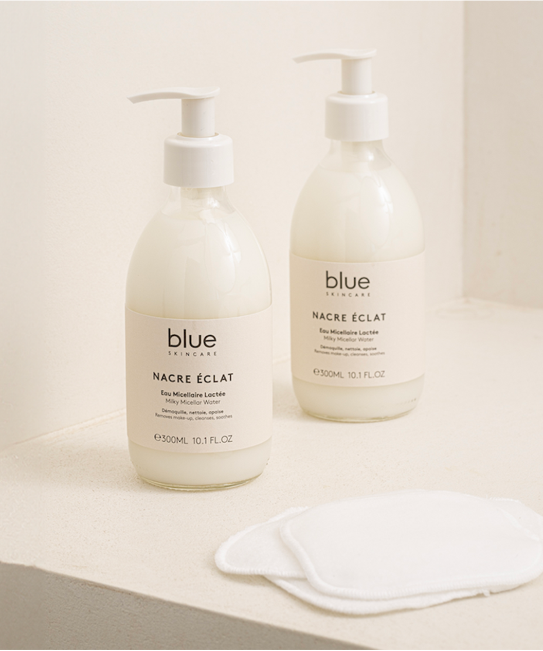 מים מייסלרים במרקם חלבי