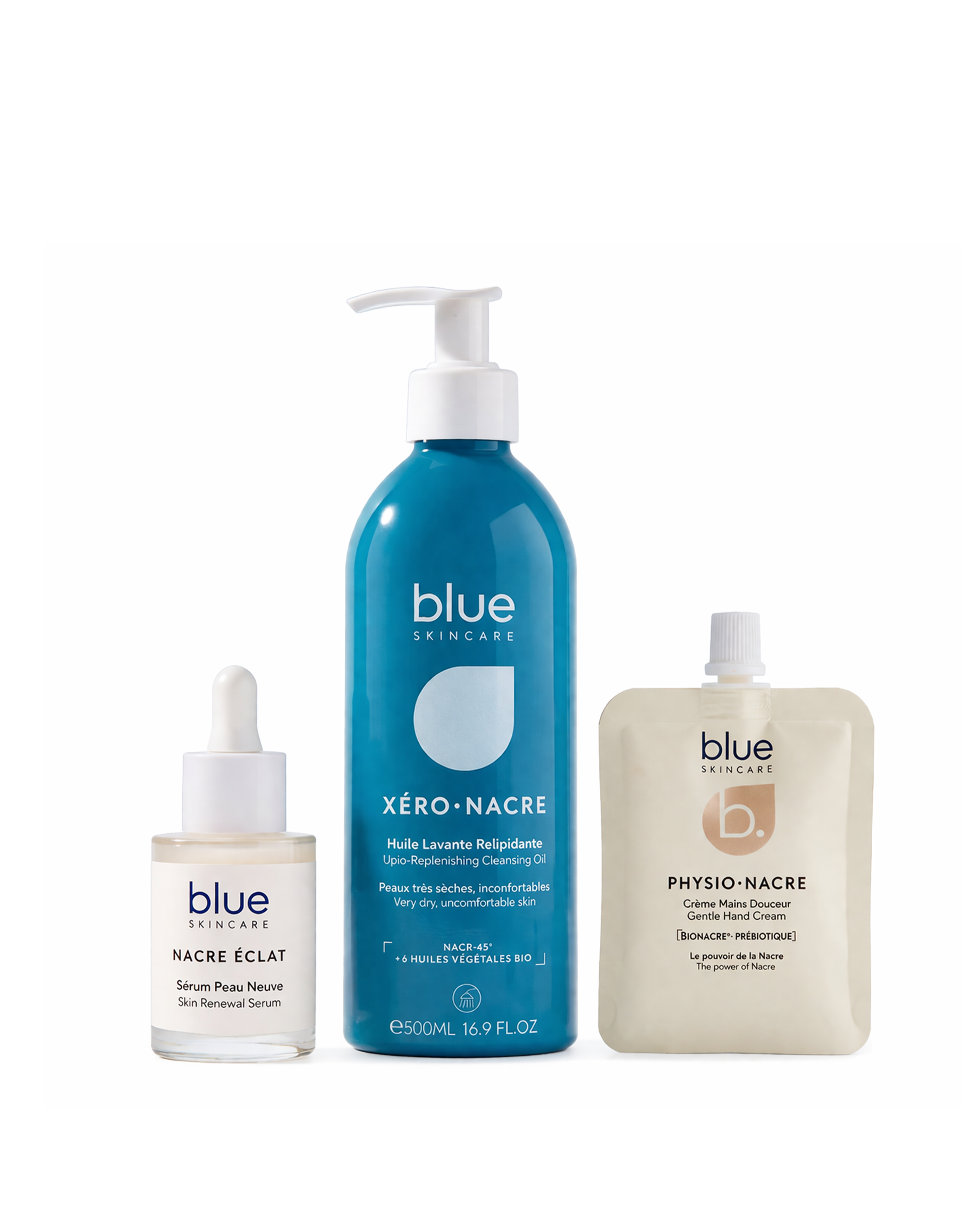 מארז Blue Skincare לשיקום והרגעה לעור רגיש ויבש | Fine Rituals ישראל