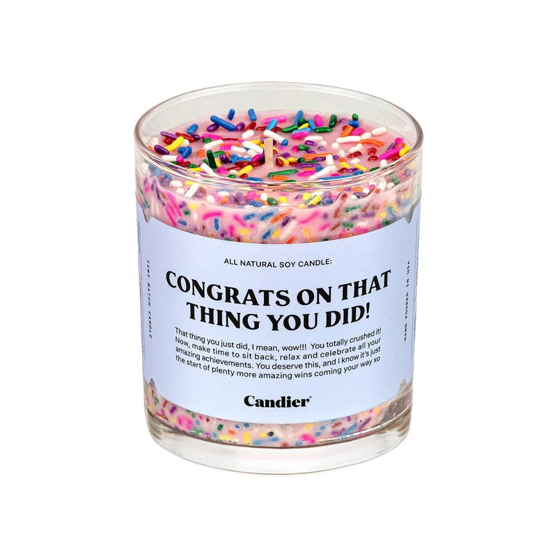 נר -CONGRATS ON THAT THING YOU DID!