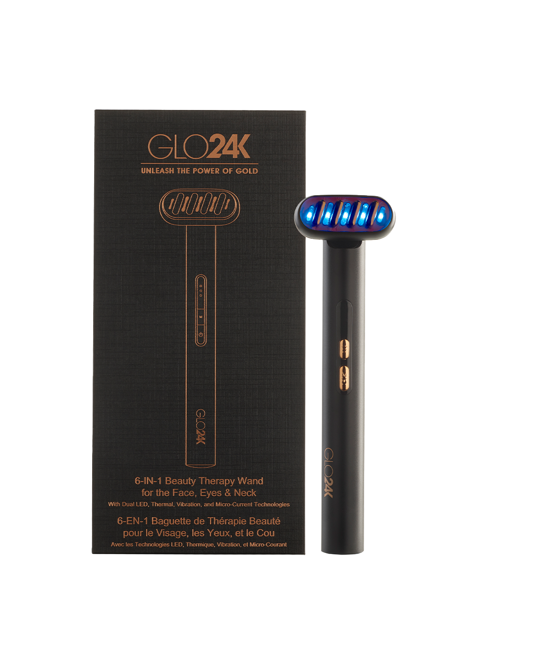 An innovative LED device 6 in 1 for the face, eyes and neck