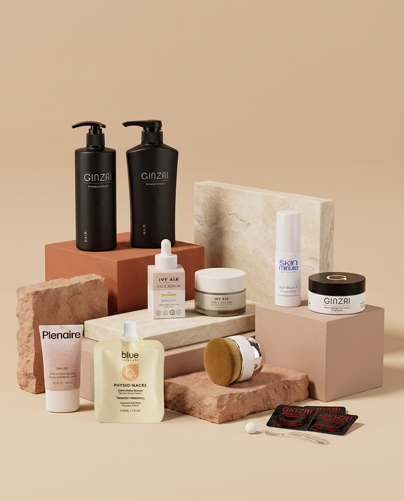 HOLIDAY GLOW - A festive set for a facial and hair care ritual and radiance