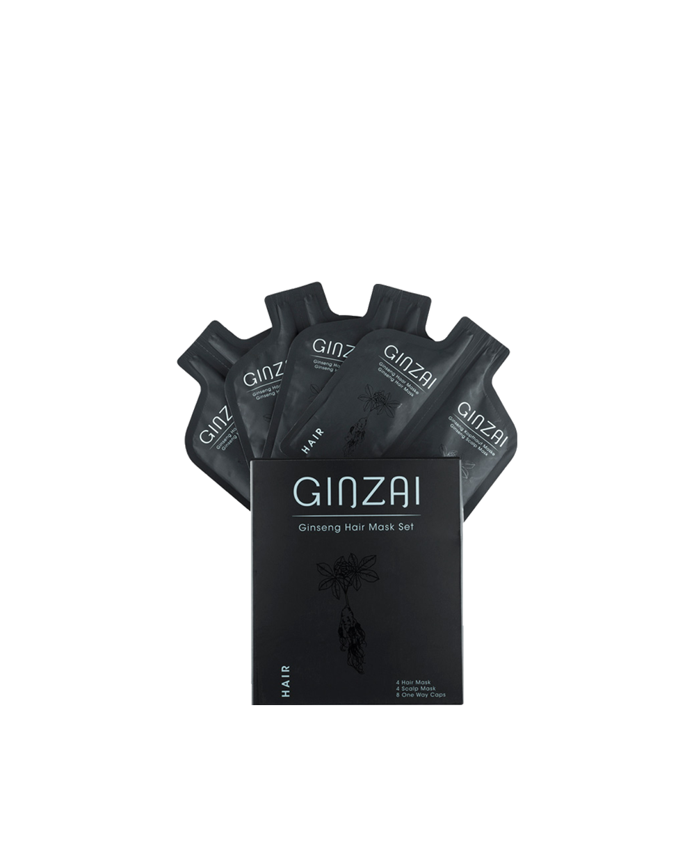 מסכה לשיער עם ג'נסינג היער השחור