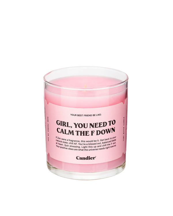 נר סויה ריחני “Girl Calm The F Down” להרגעה | ישראל