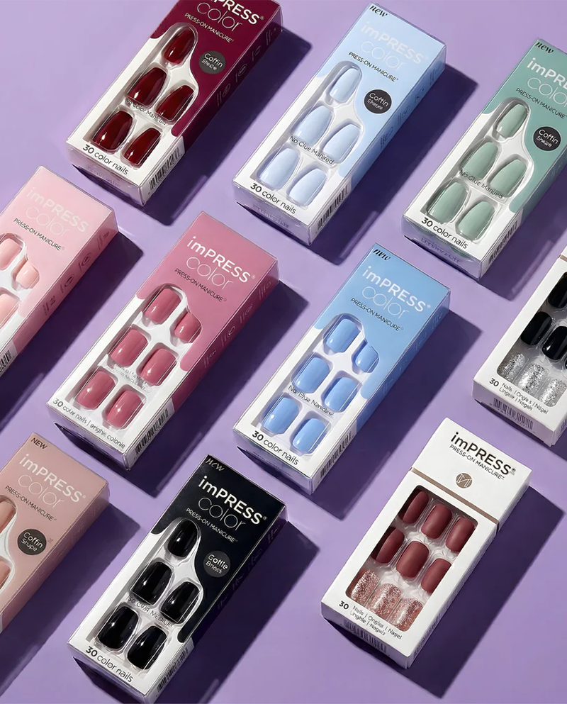 Pro-Gel Studio Box: Huge Box 10 Sets of imPRESS Press-On Nails