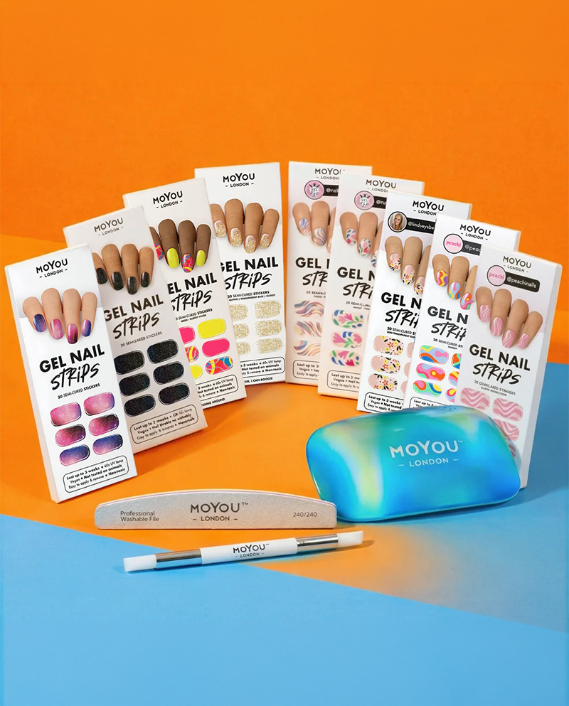 MoYou Pro-Kit: Complete Home Gel Manicure Kit (10 Shades)