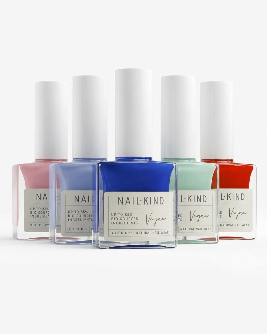 NailKind Summer Bundle: Pack of 5 Nail Polishes in Summer Colors