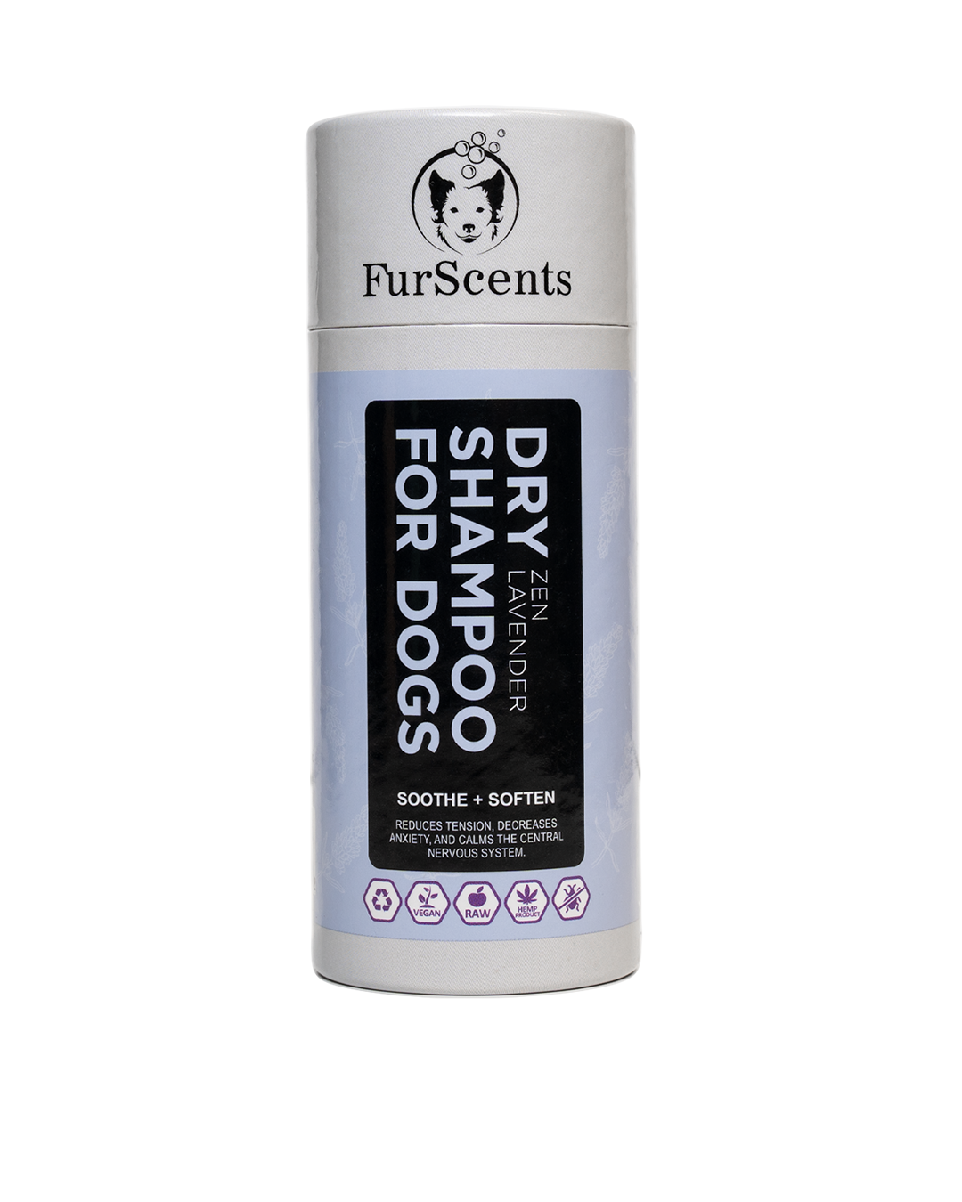 בניחוח לוונדר, מושלם לטיפוח בין רחצות FurScents בקבוק שמפו יבש לכלבים