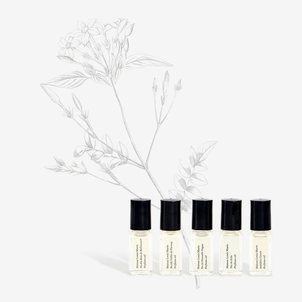 Mini oil perfume set