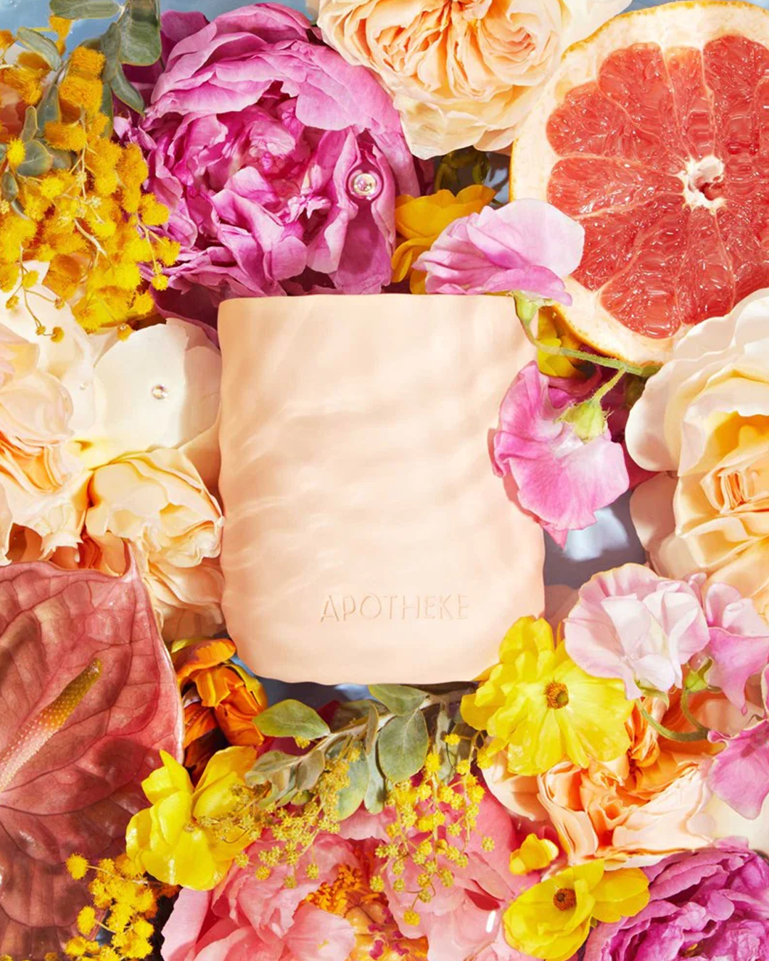 Ceramic Candle 2 Wicks - Sea Salt Grapefruit