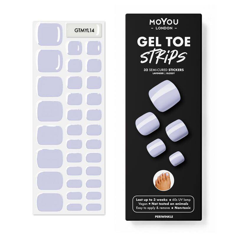 רצועות ג'ל לציפורני רגליים | MoYou London