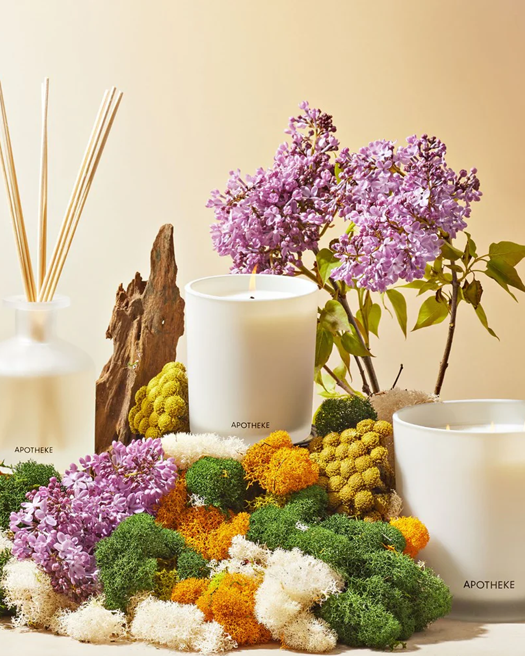 Scented candle 3 wicks - White Vetiver