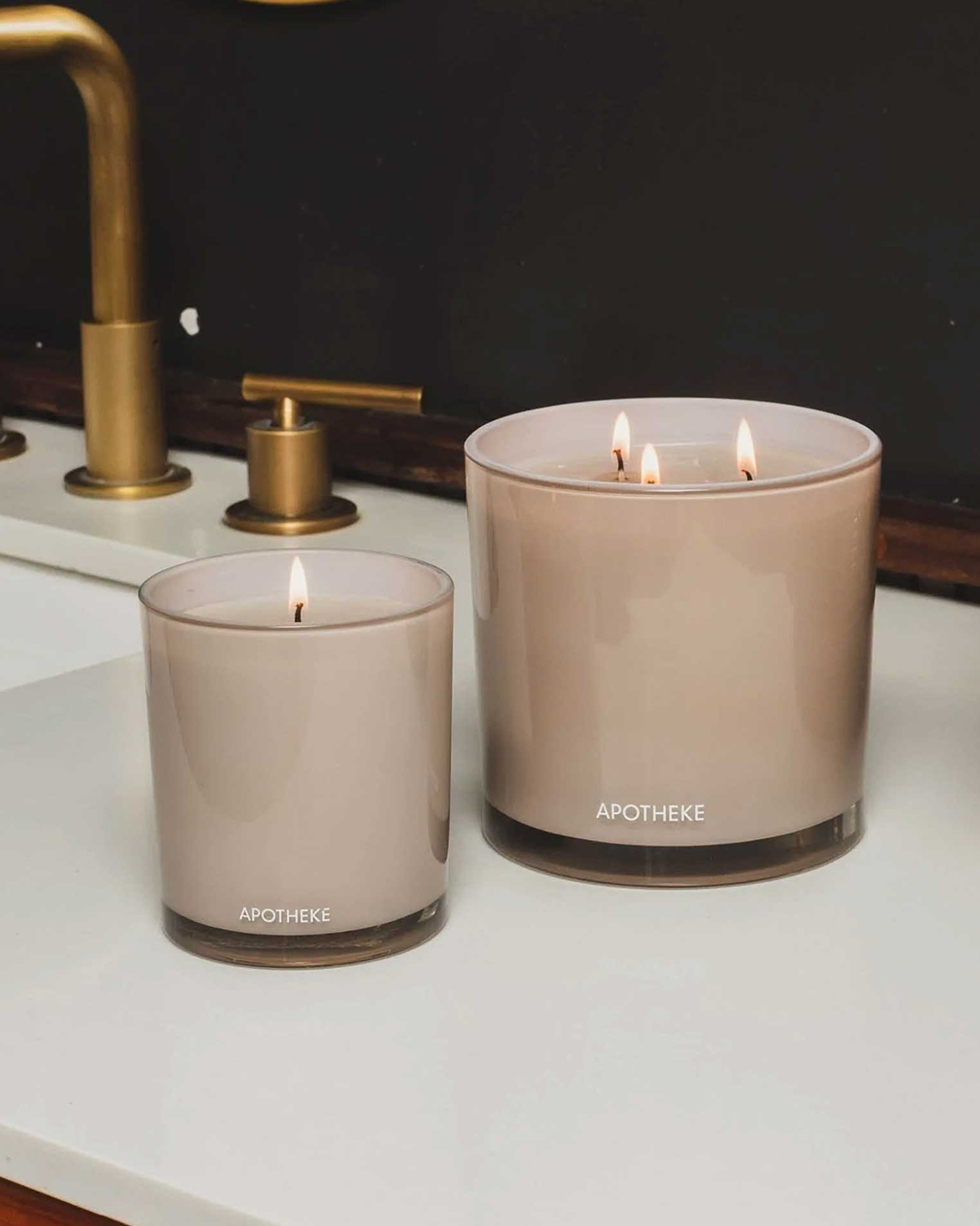 Scented candle 3 wicks - Black Iris Oak