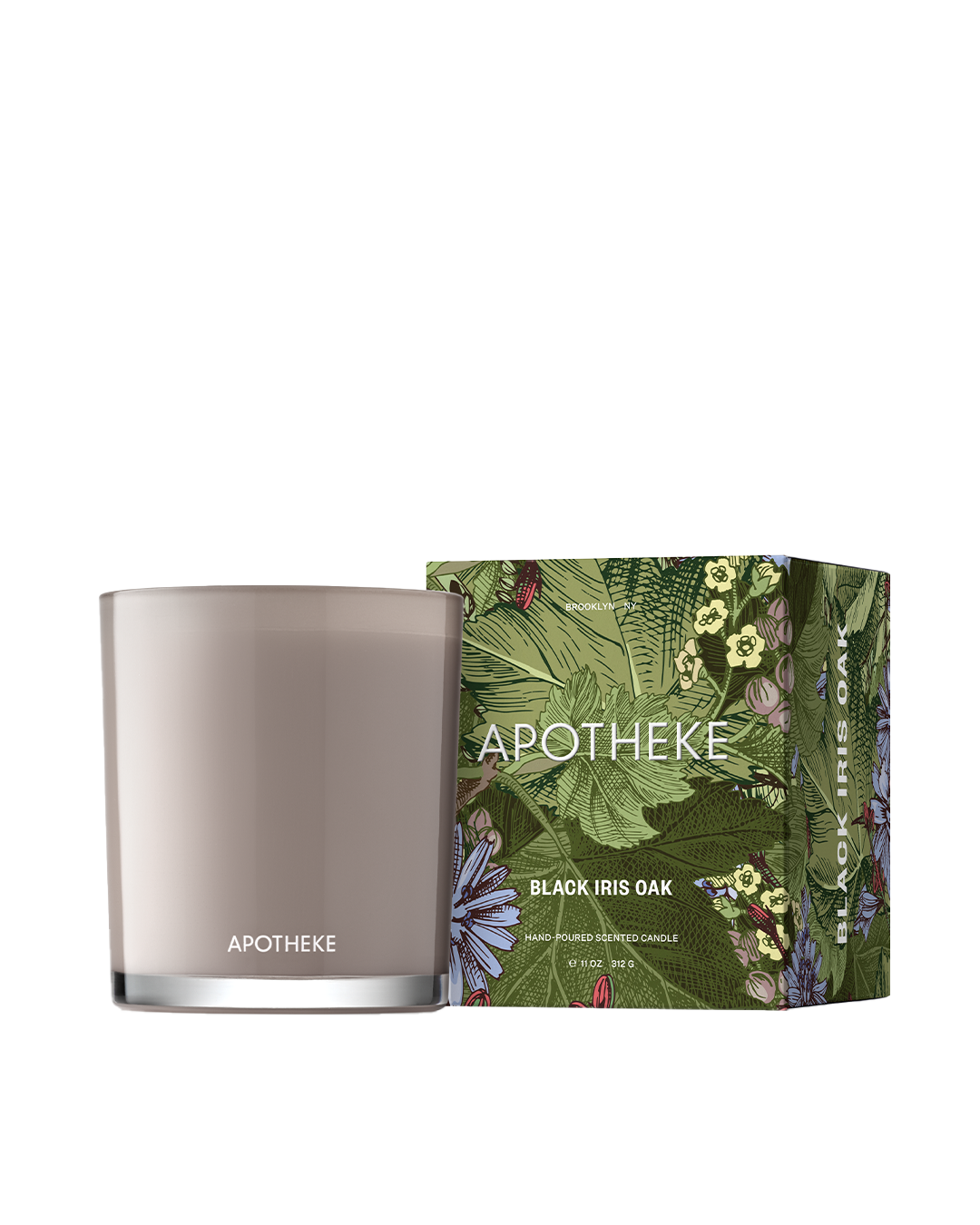 Classic Scented Candle - Black Iris Oak