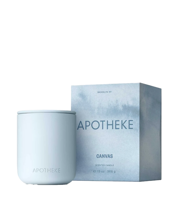 נר סויה יוקרתי Canvas Linen & White Musk | ישראל