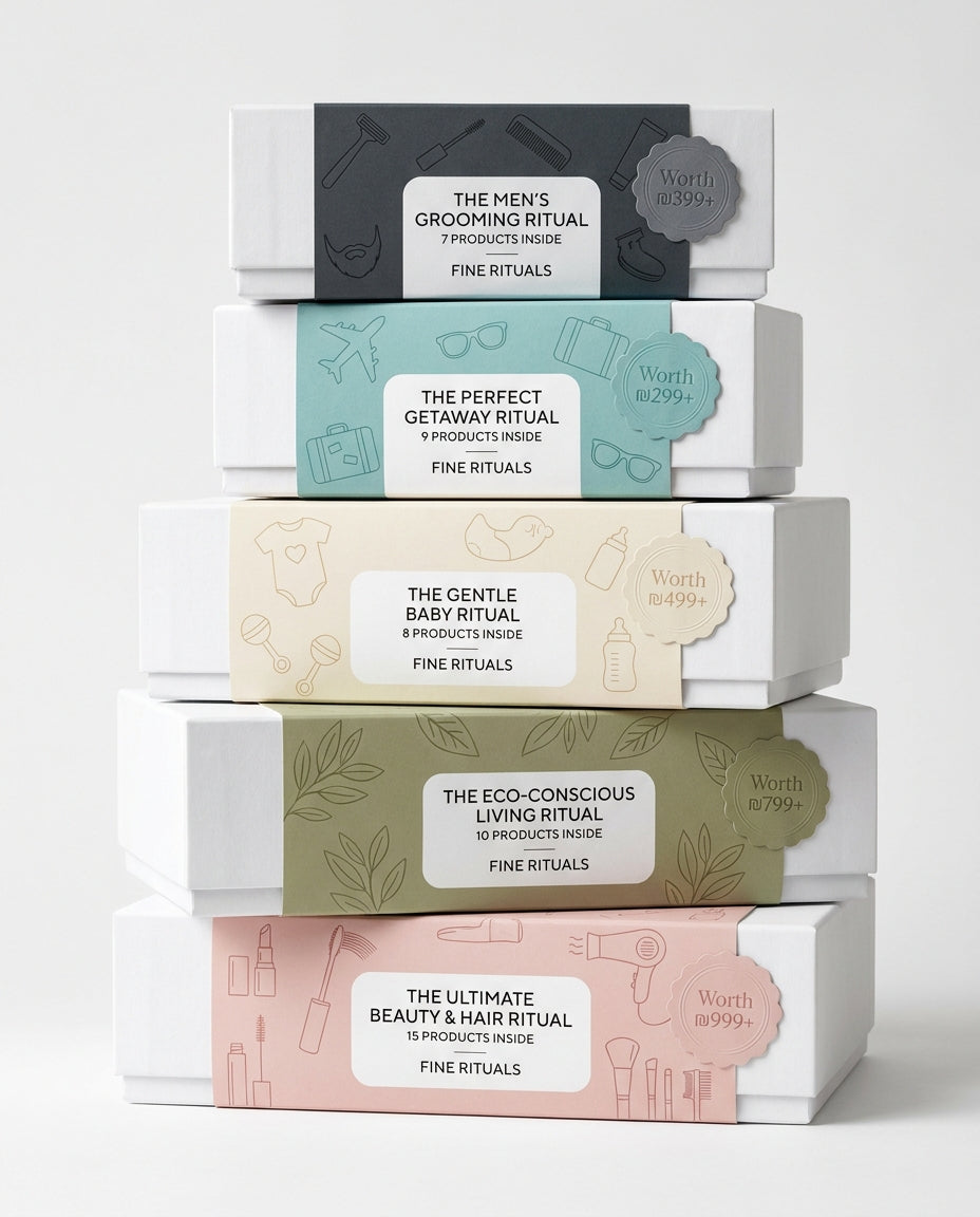 The Rituals Box Collection — the five boxes