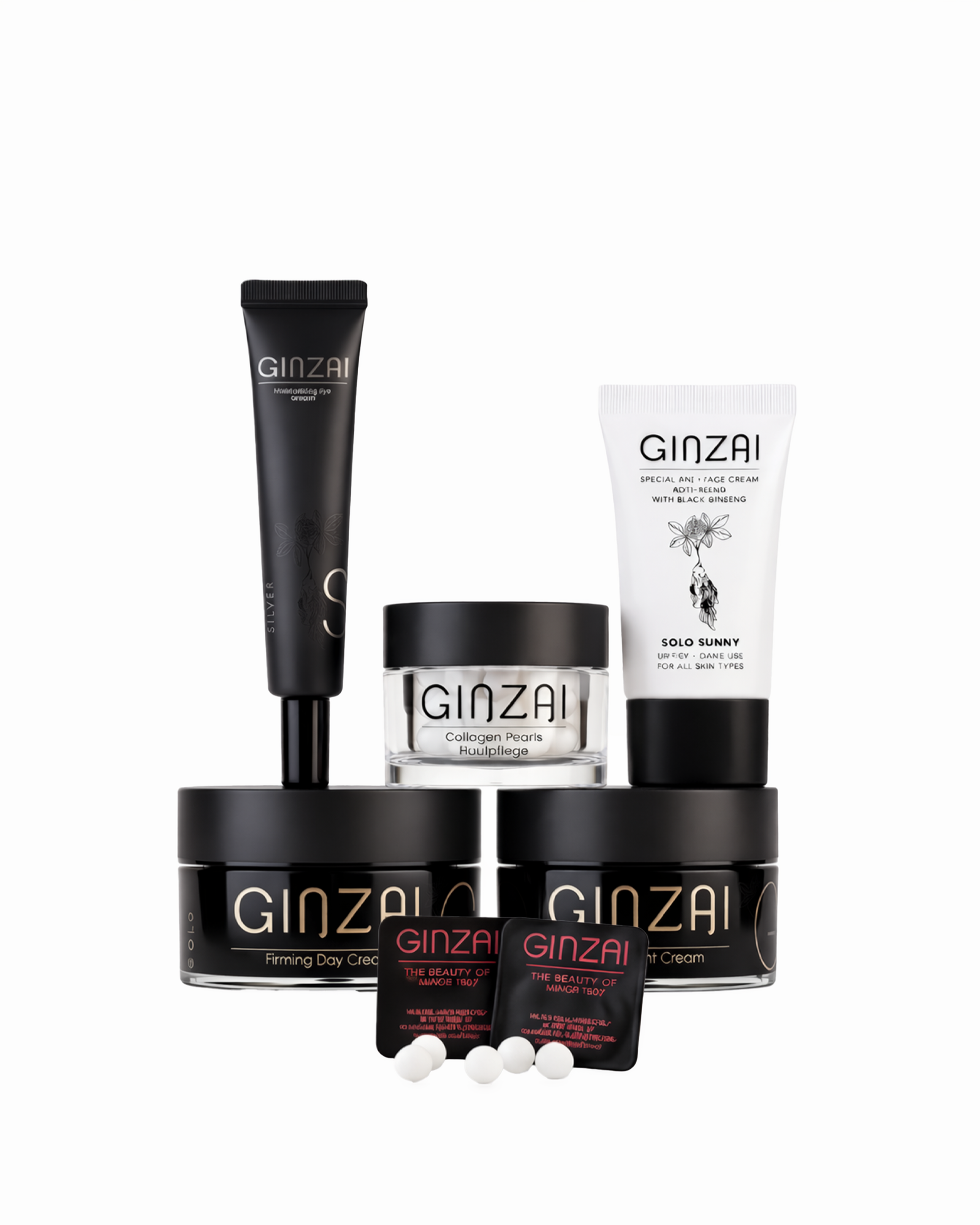 סט חבילת שינוי פנים של ג'ינסנג שחור של GINZAI ישראל
