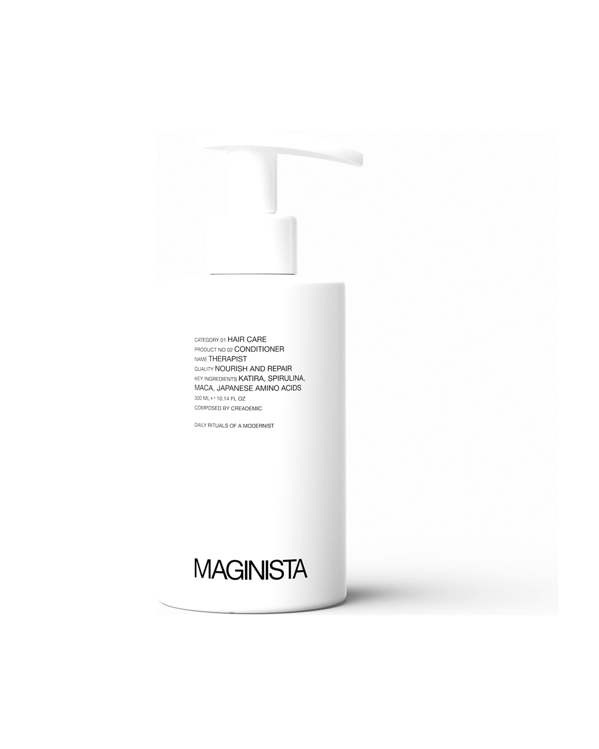 מרכך MAGINISTA Therapist — אריזה רשמית על רקע לבן
