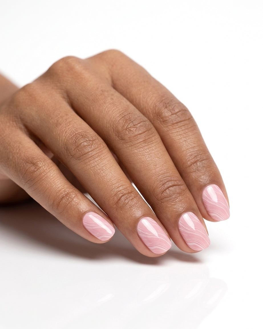 10 MOYOU Gel Nails Assorted Colors - application closeup