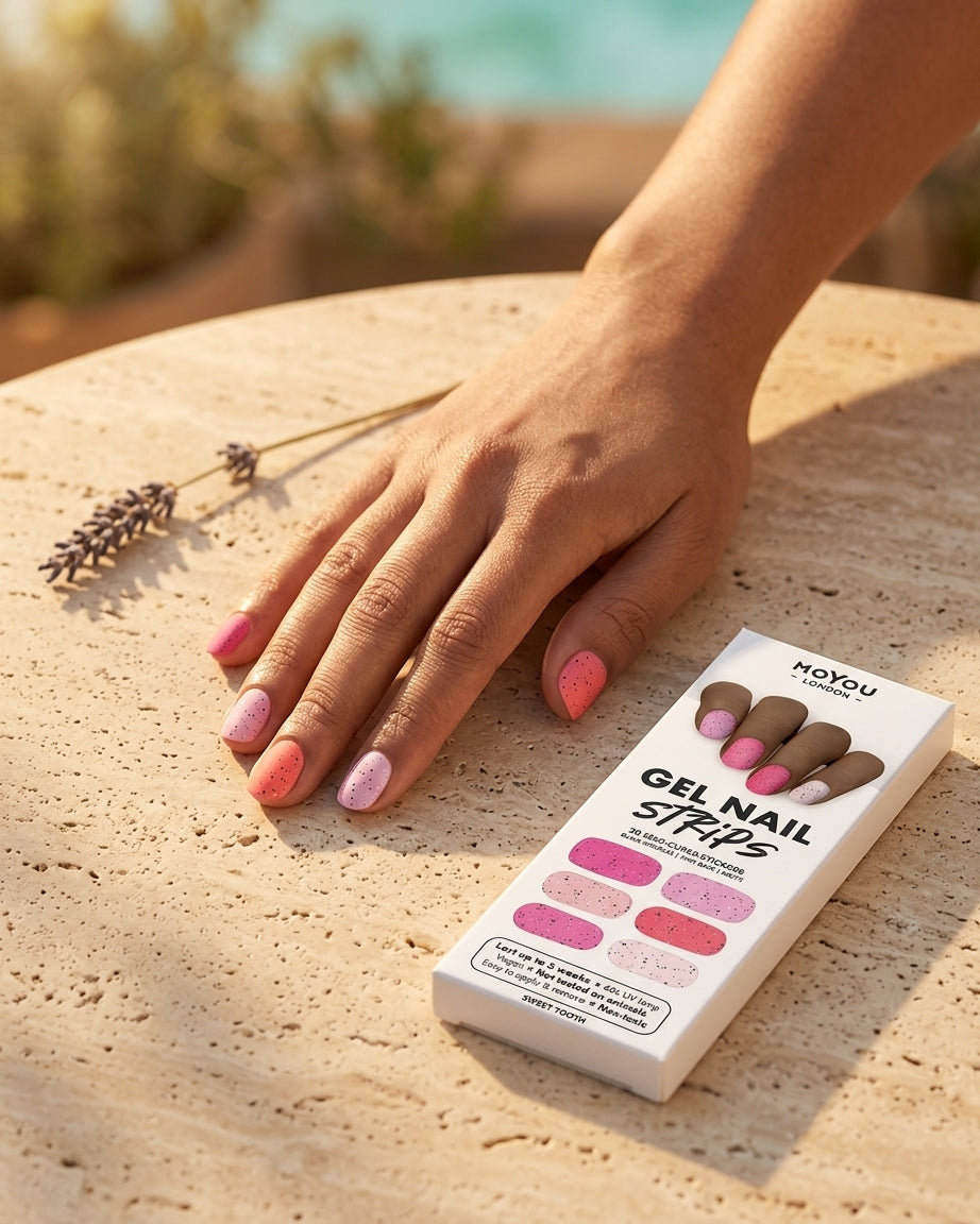 10 MOYOU Gel Nails Assorted Colors - summer lifestyle kit