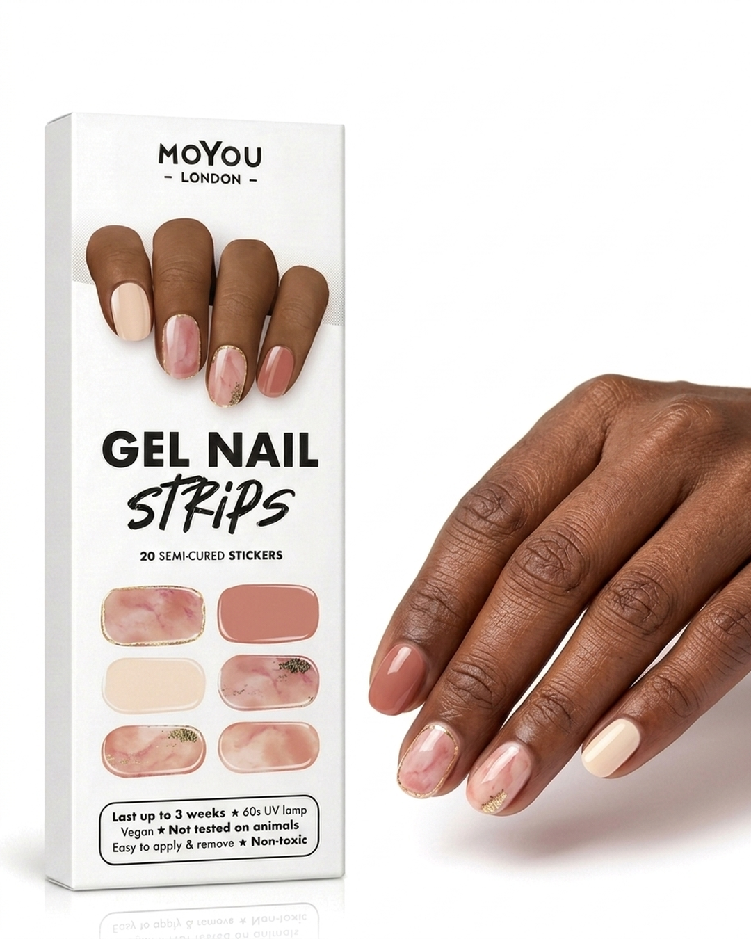 MoYou London — Lost Marbles gel nail strips